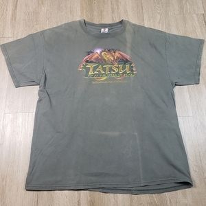 Vintage Six Flags Magic Mountain Tatsu roller coasters tee